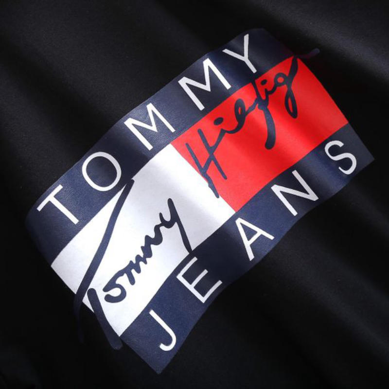 Áo thun Tommy chất liệu Cotton co giãn 4 chiều dành cho nam nữ 4