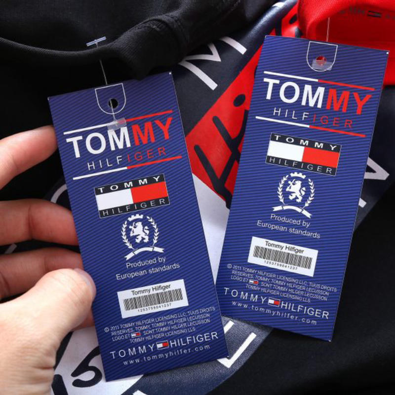 Áo thun Tommy chất liệu Cotton co giãn 4 chiều dành cho nam nữ 5