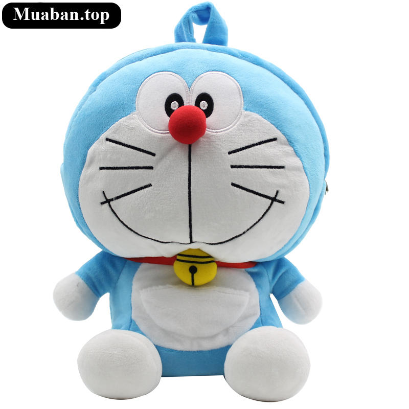 Ba Lô Bông Dành Cho Học Sinh Hình Doraemon