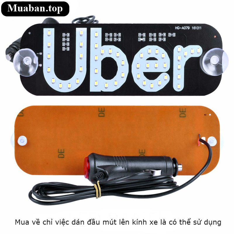 Bảng đèn led chữ Uber dành cho xe hơi