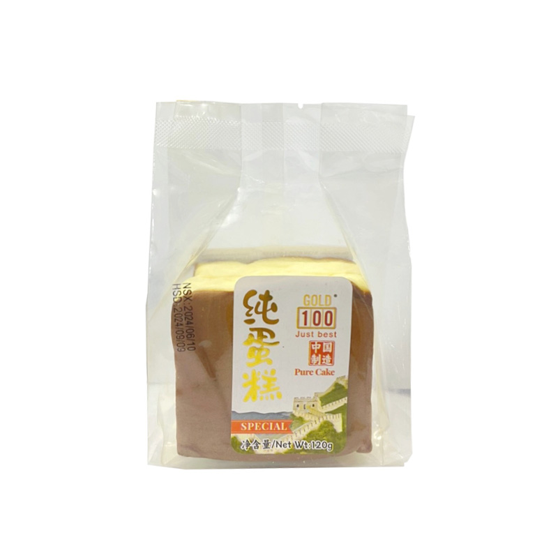 Bánh bông lan tươi vuông GOLD100 gói 120g