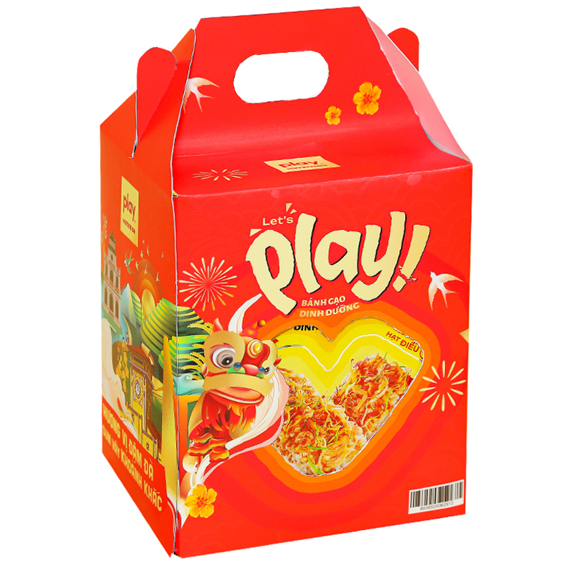 Bánh gạo dinh dưỡng Play Nutrition hộp 324g