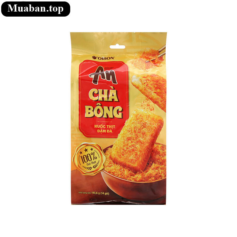 Bánh gạo nướng chà bông Orion An gói 145gr