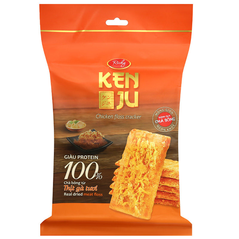 Bánh quy chà bông Richy Kenju gói 192g