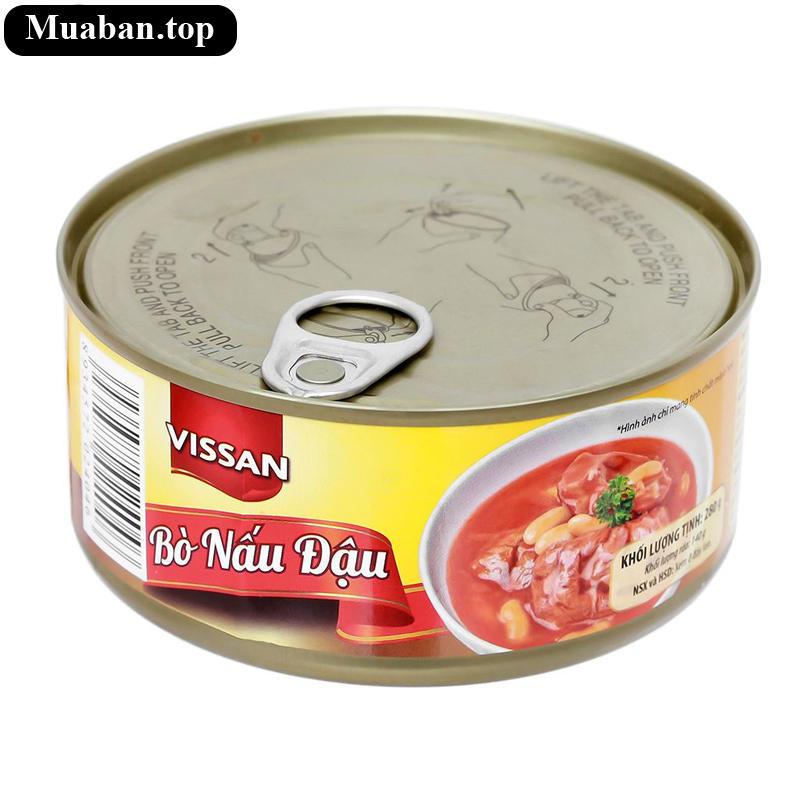 Bò nấu đậu Vissan 280g