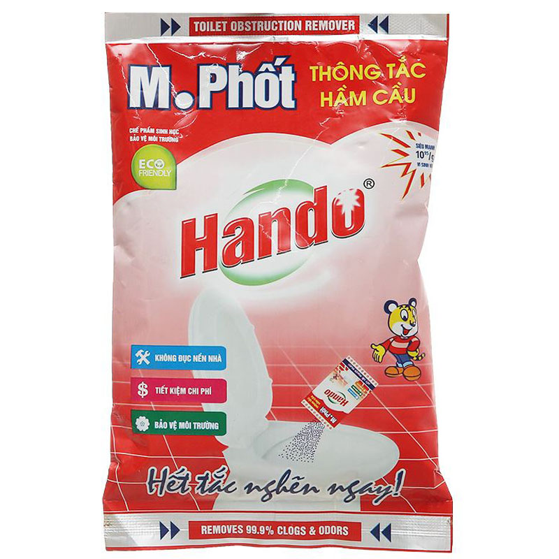 Bột thông tắc hầm cầu Hando gói 215g