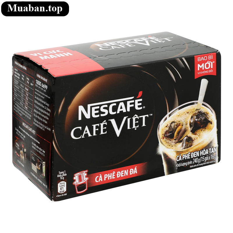 Cà phê đen đá NesCafé Café Việt 240g