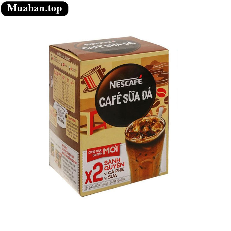 Cà phê sữa đá NesCafé nhân đôi sánh quyện 240g