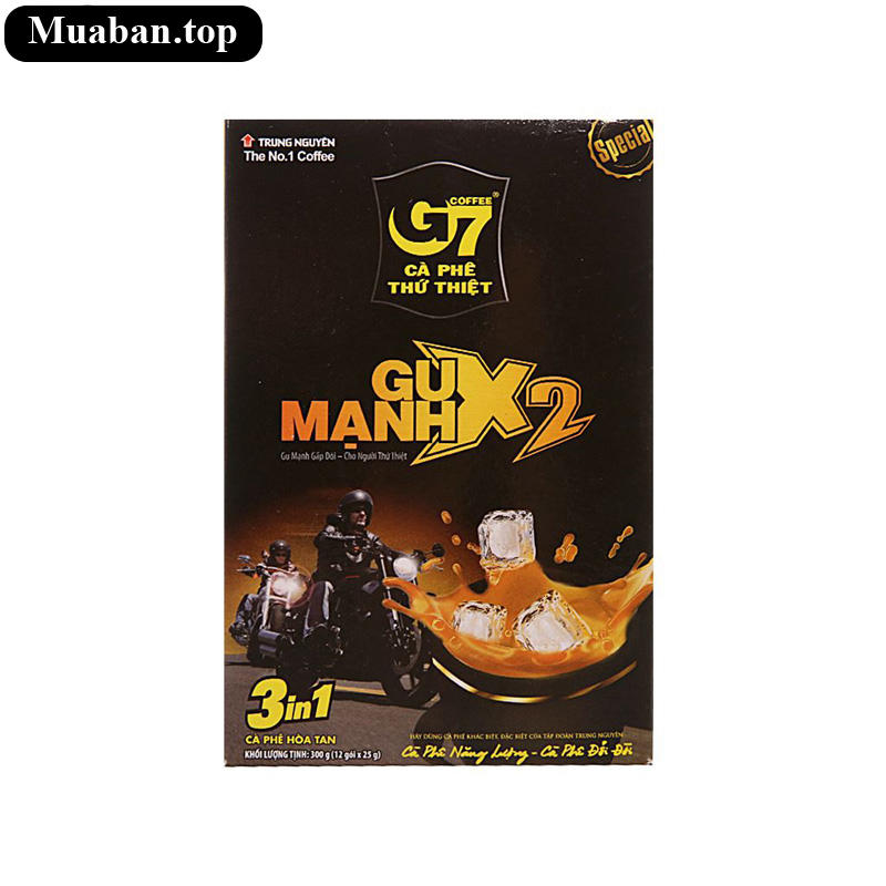 Cà phê sữa G7 gu mạnh X2 300g