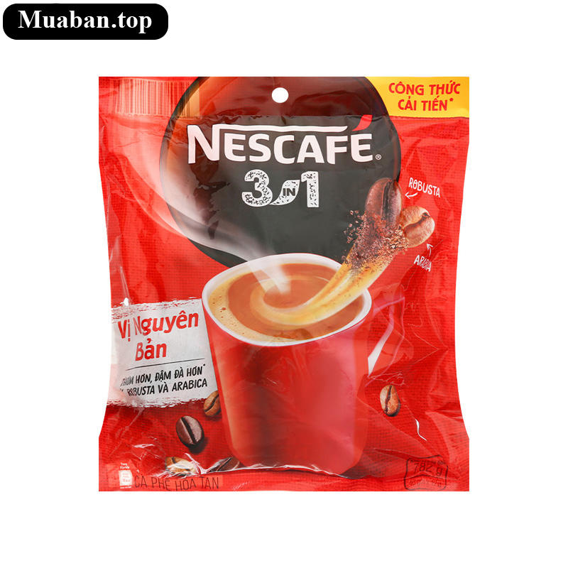 Cà phê sữa NesCafé 3 in 1 đậm đà hài hòa 782g