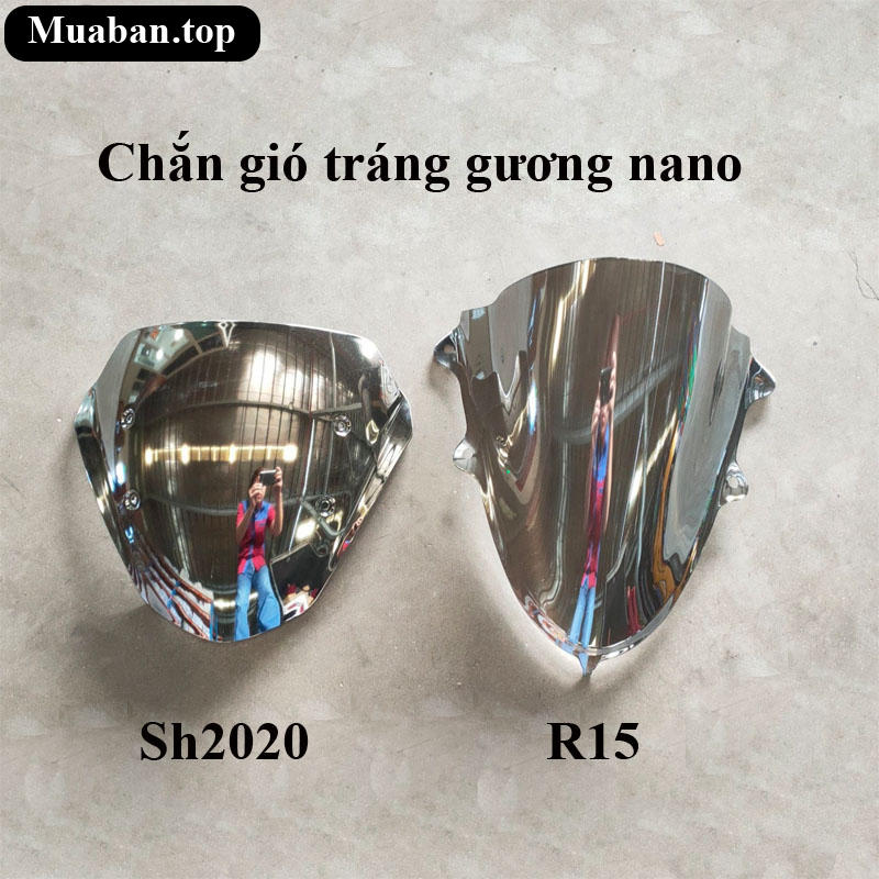 Chắn gió tráng gương nano dành cho xe R15