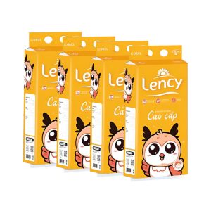 Combo 4 gói khăn giấy đa năng Lency 4 lớp 1280 tờ