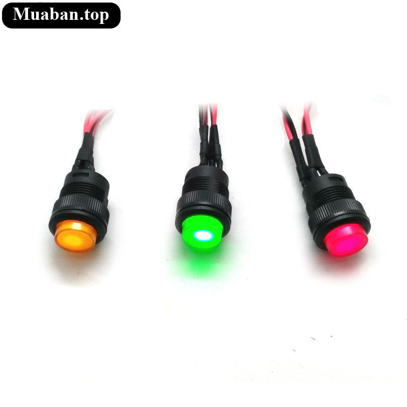 Công tắc led bằng nhựa 12mm