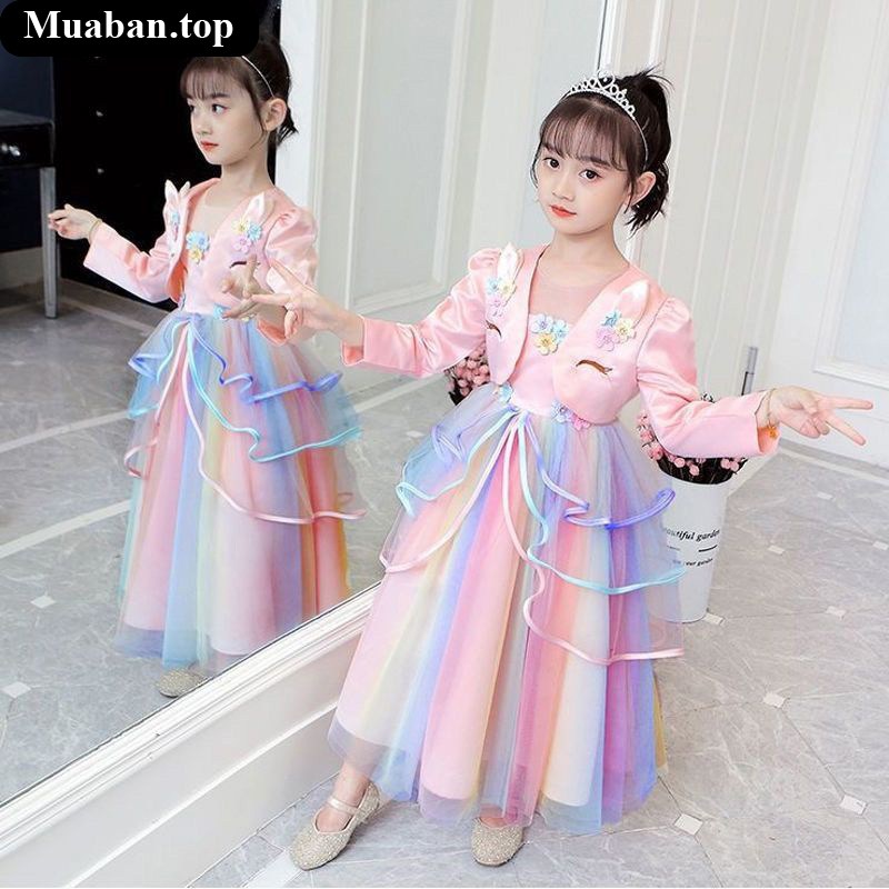 Đầm công chúa thời trang dạ hội dành cho bé gái 5