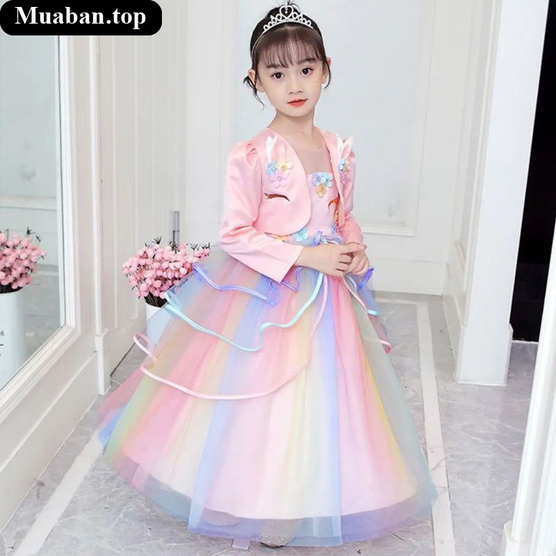Đầm công chúa thời trang dạ hội dành cho bé gái 6