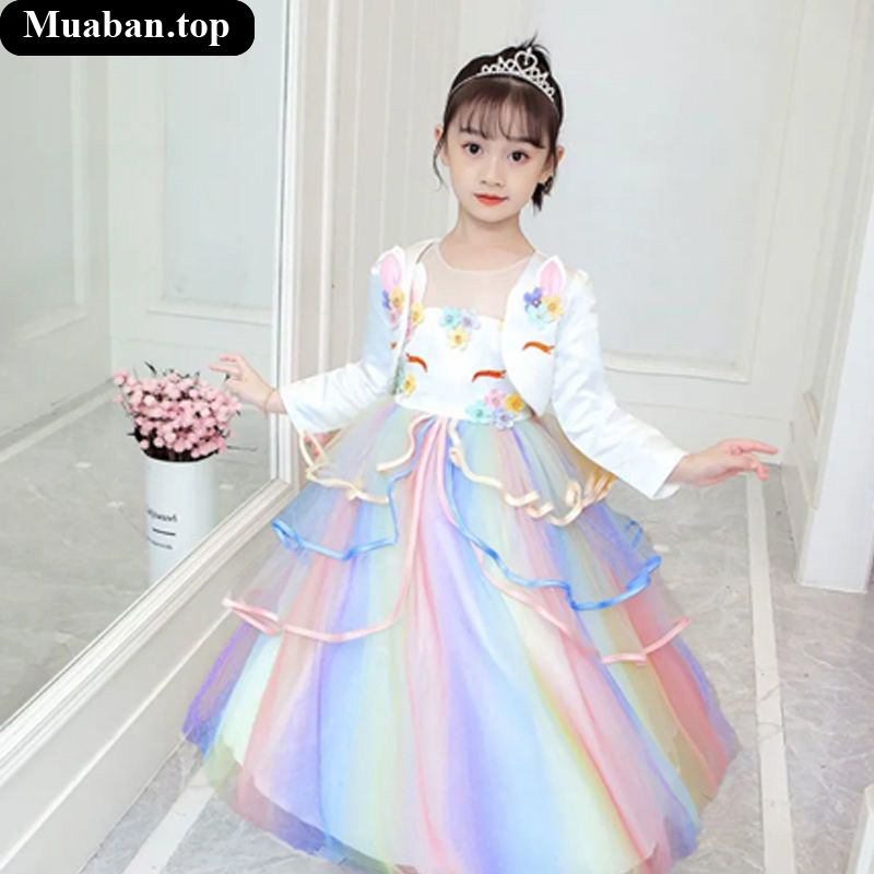 Đầm công chúa thời trang dạ hội dành cho bé gái 7