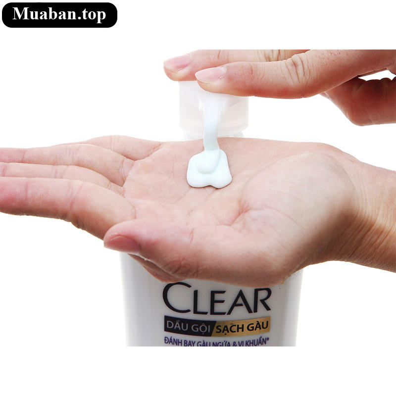 Dầu gội sạch gàu Clear mát lạnh bạc hà 680ml 5