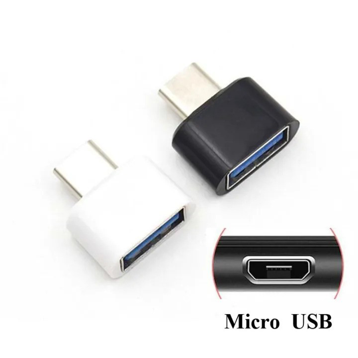 Đầu kết nối Micro USB và Type C sang USB 20 10