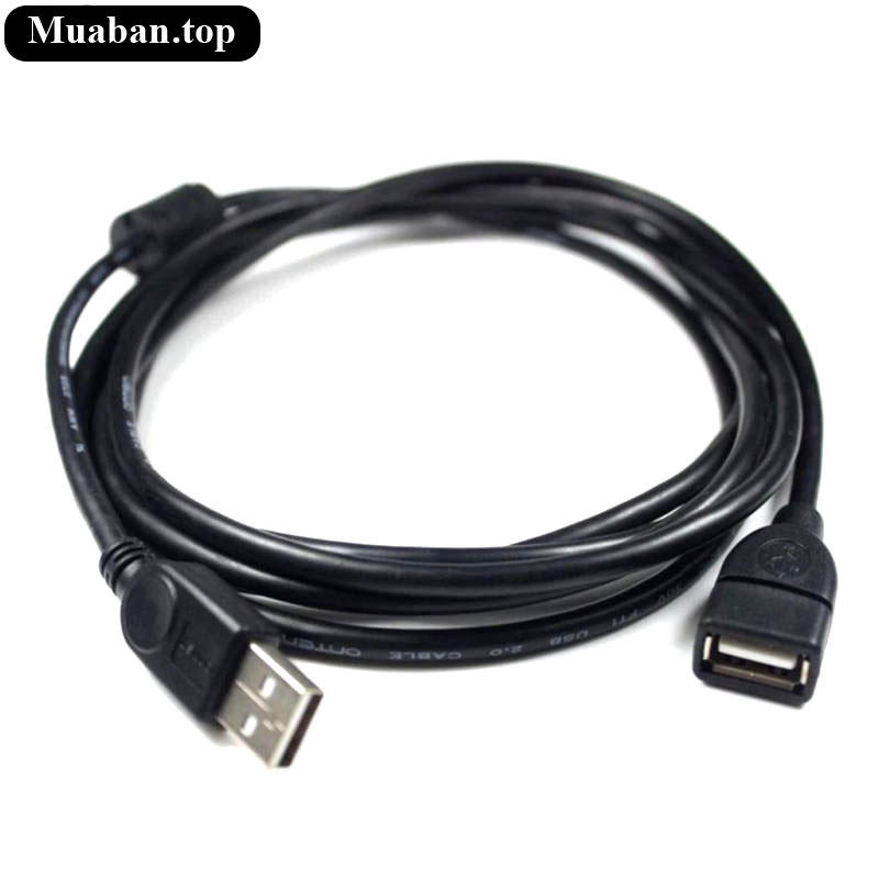 Dây cáp USB nối dài đầu đực đầu cái có chống nhiễu