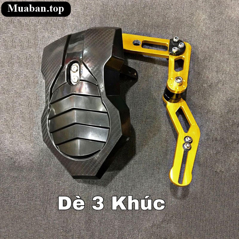 Dè chắn bùn nhôm 3 khúc dành cho xe máy