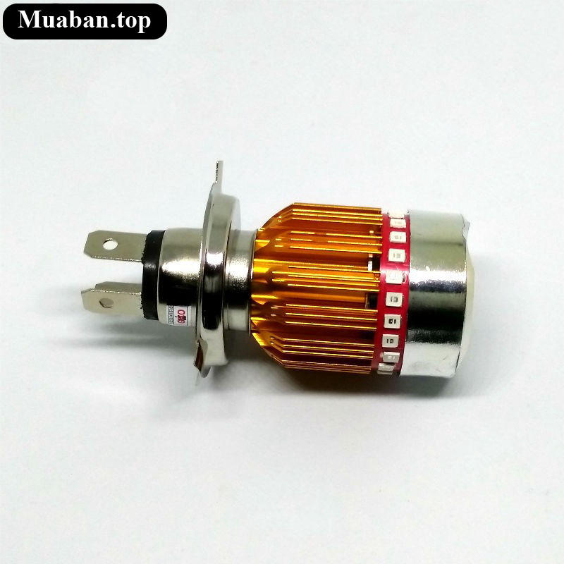 Đèn pha chân H4 viền 7 màu led