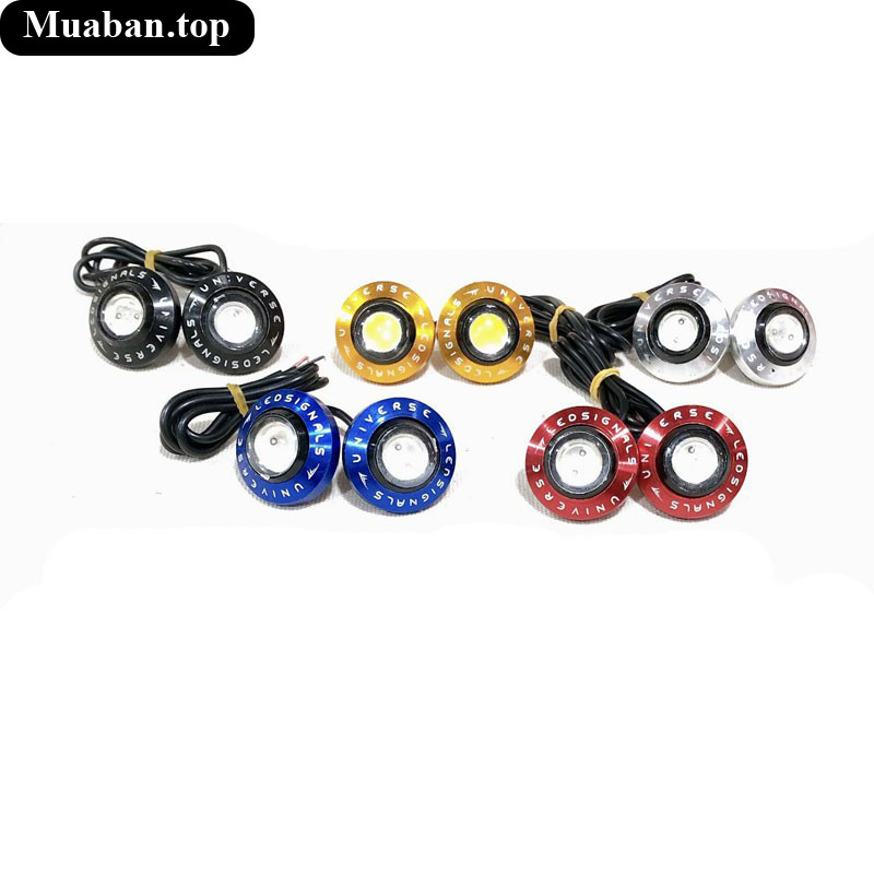 Đèn xi nhan K2 lông đền nhôm dành cho xe máy