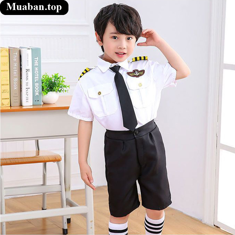 Đồng phục cơ trưởng dành cho bé trai và bé gái 6