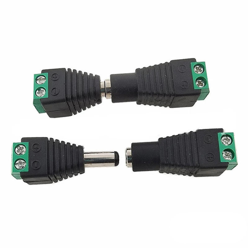 Giắc cắm nguồn DC48TF không cần hàn kết nối dây bằng vít siết
