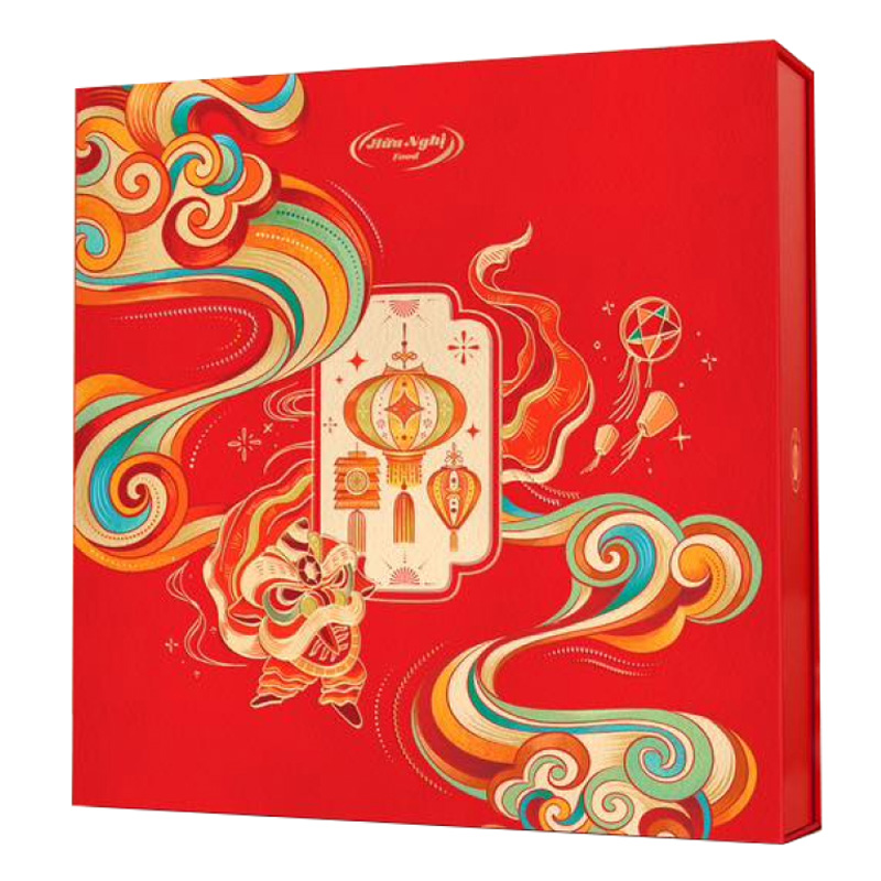 Hộp 4 bánh trung thu Hữu Nghị Thanh Nguyệt Bình An 600g