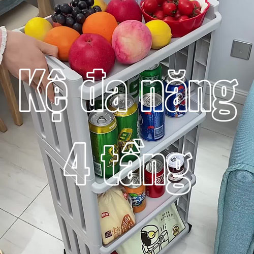 Kệ mini 4 tầng để nhà tắm dành cho những ai đang cần