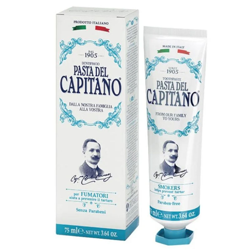 Kem đánh răng Pasta Capitano Smokers 75ml