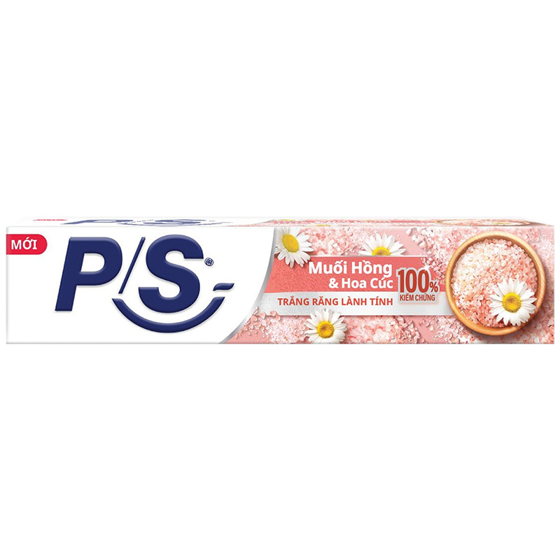 Kem đánh răng PS muối hồng và hoa cúc 230g