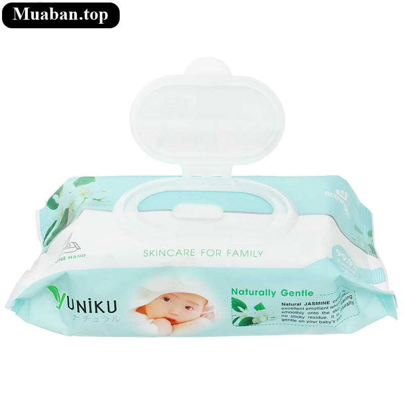 Khăn ướt Yuniku hương hoa nhài gói 90 miếng 4