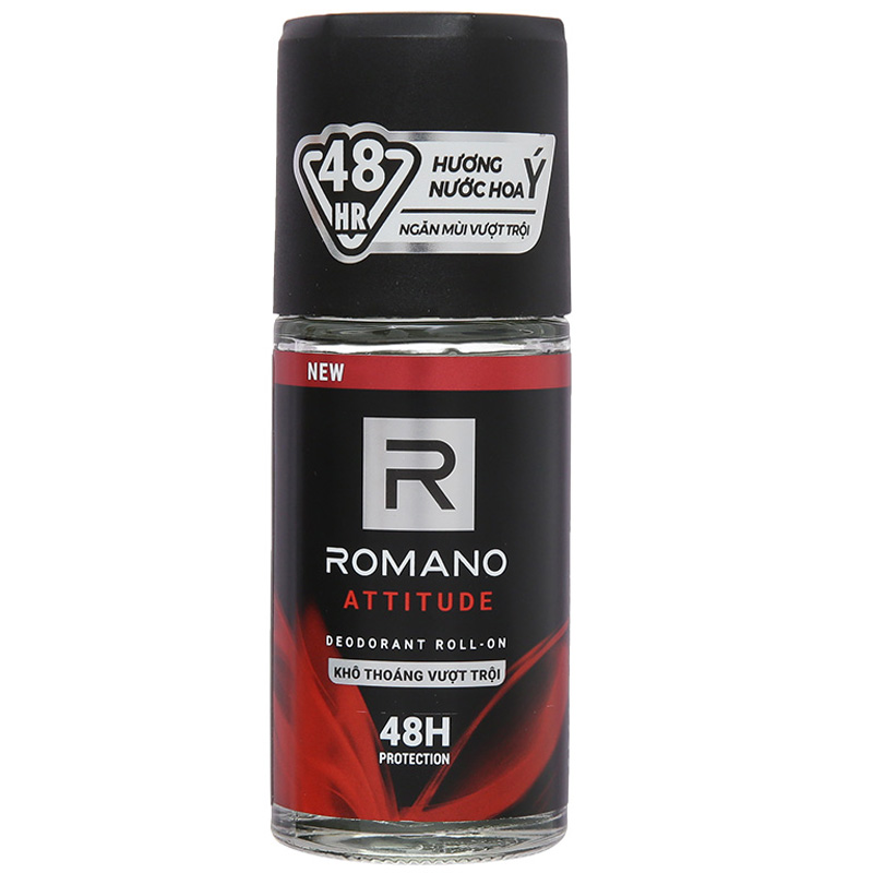 Lăn khử mùi Romano Attitude khô thoáng vượt trội 50ml