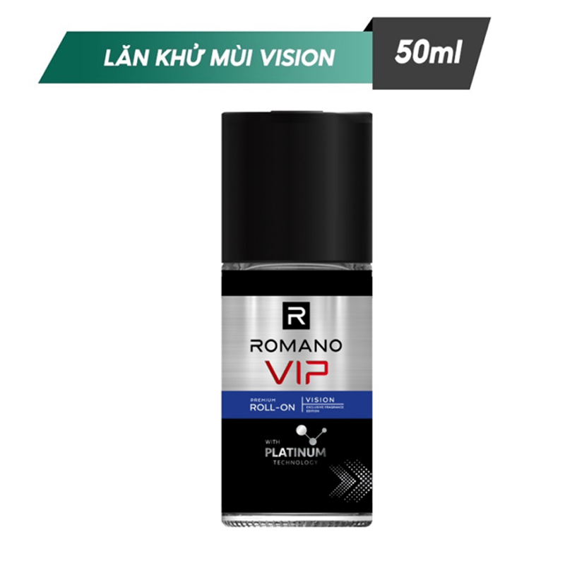 Lăn khử mùi Romano VIP Vision ngăn mồ hôi 50ml