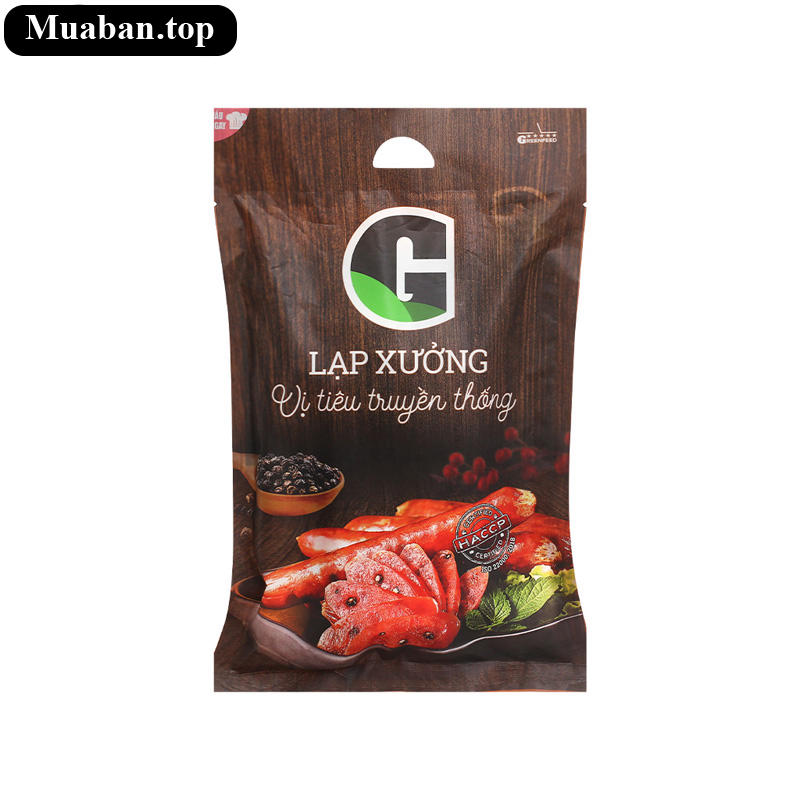 Lạp xưởng vị tiêu truyền thống G Kitchen gói 500g