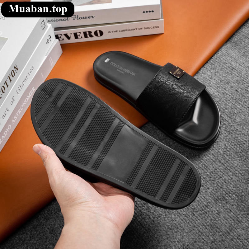 Mẫu dép lê quai da cực bền và chắc chắn 3