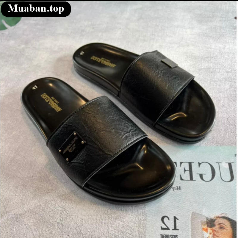 Mẫu dép lê quai da cực bền và chắc chắn 6