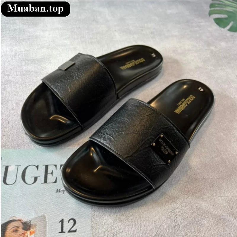 Mẫu dép lê quai da cực bền và chắc chắn 8