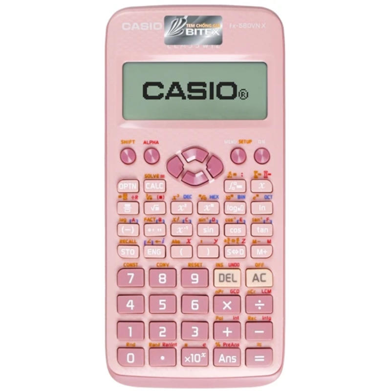 Máy Tính Casio FX580VN X-PK Màu Hồng