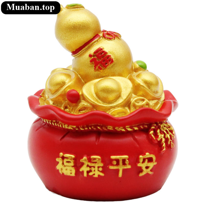 Mô Hình Túi Đồng Tiền Mini Trang Trí Tết 