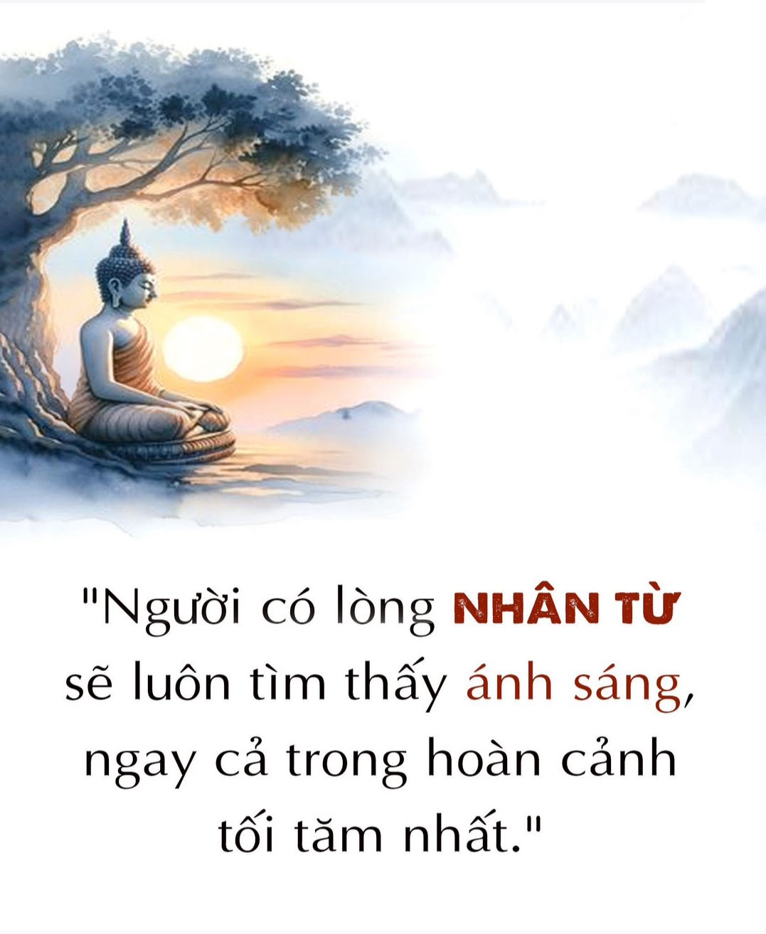 Người có lòng nhân từ sẽ luôn tìm thấy ánh sáng