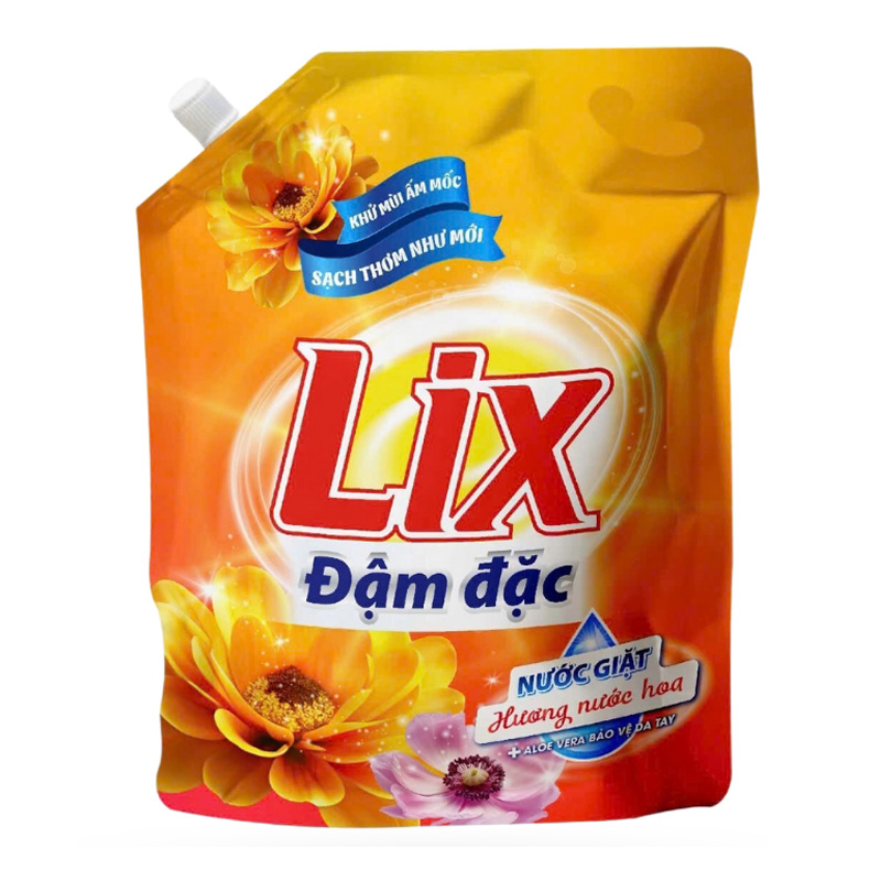 Nước giặt Lix đậm đặc hương nước hoa túi 3.2kg