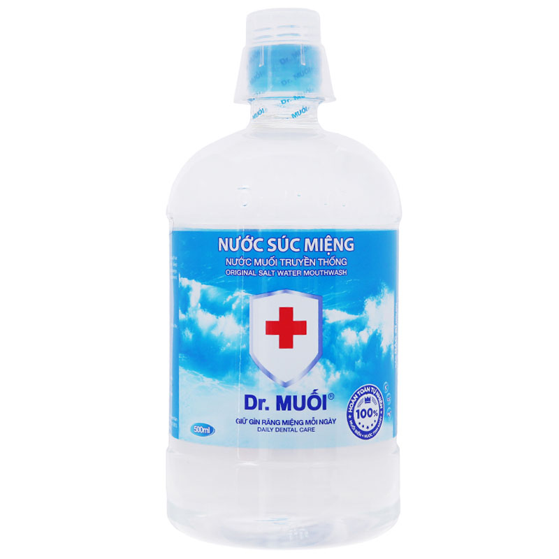 Nước súc miệng Dr.Muối chai nhựa 500ml