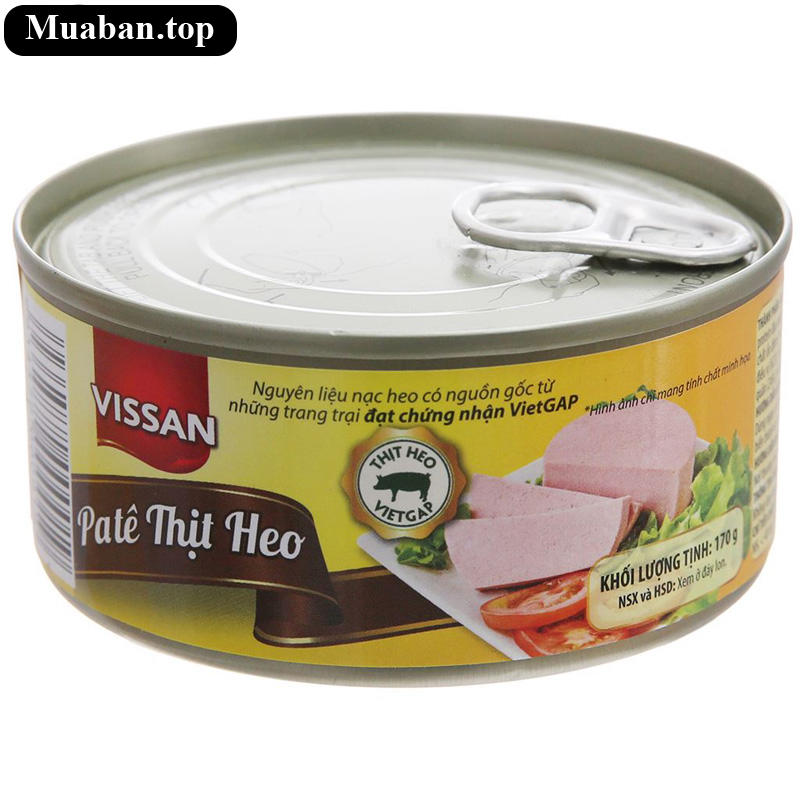 Pate thịt heo Vissan 170g