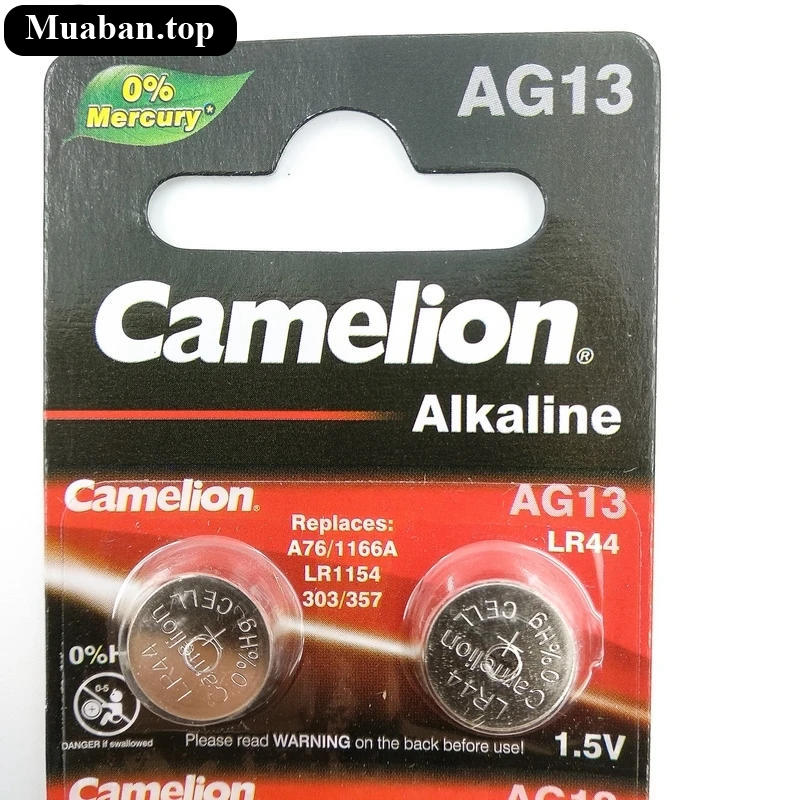 Pin Cúc Áo Camelion AG13 chuyên dùng cho remote máy tính đồng hồ