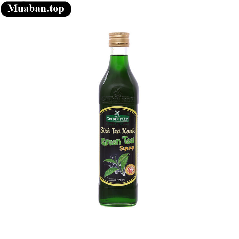 Sirô Trà Xanh Golden Farm 520ml