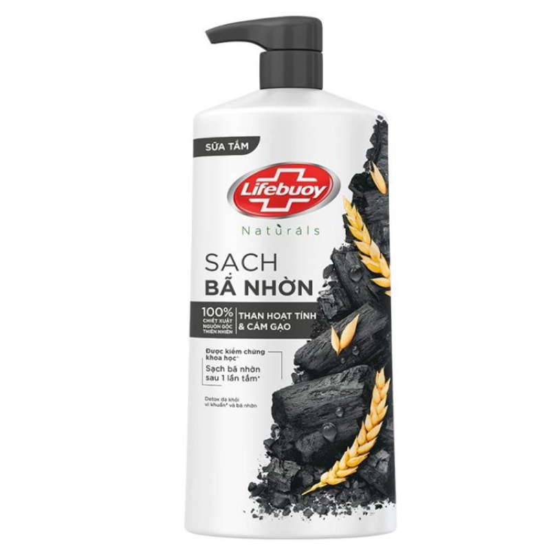 Sữa tắm Lifebuoy Naturals sạch bã nhờn