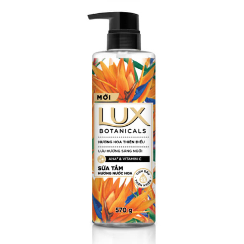 Sữa tắm Lux nước hoa thiên điểu 562ml