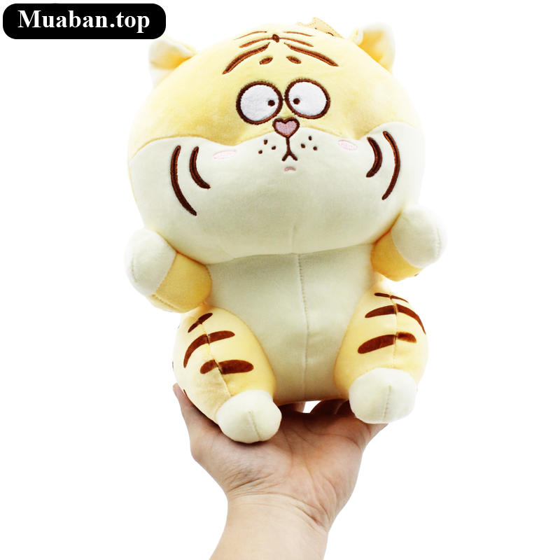 Thú Bông Hổ Vàng Mặt Ngáo 30 cm5